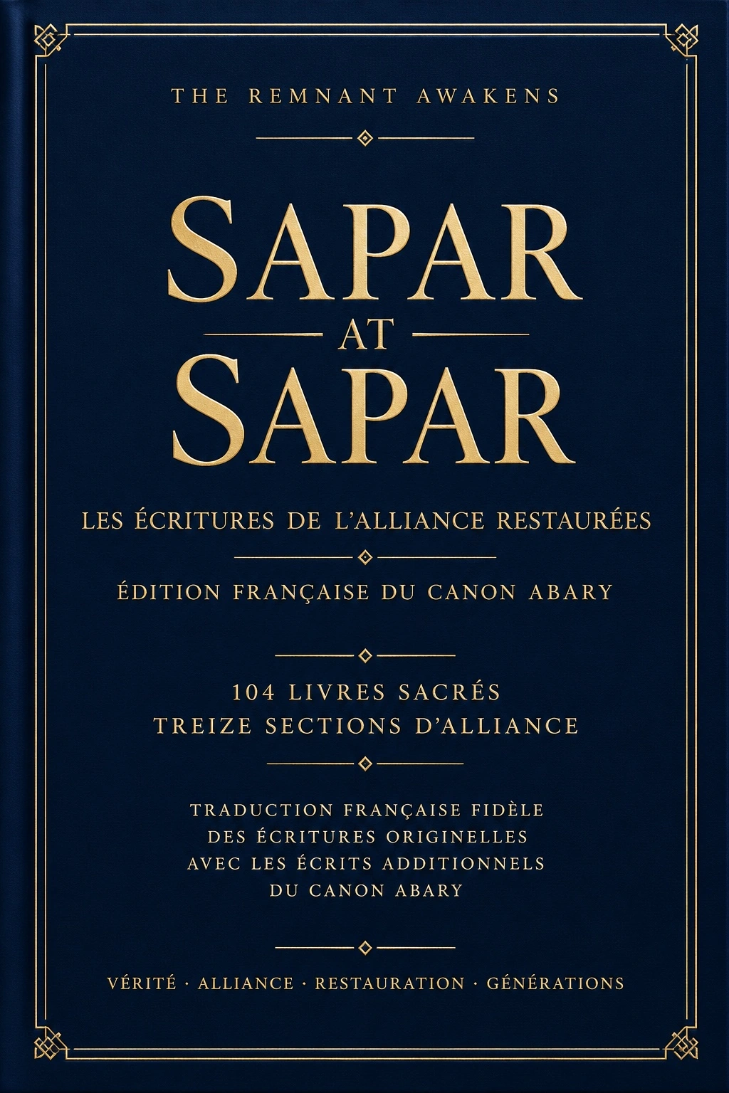 Couverture de SAPAR AT SAPAR