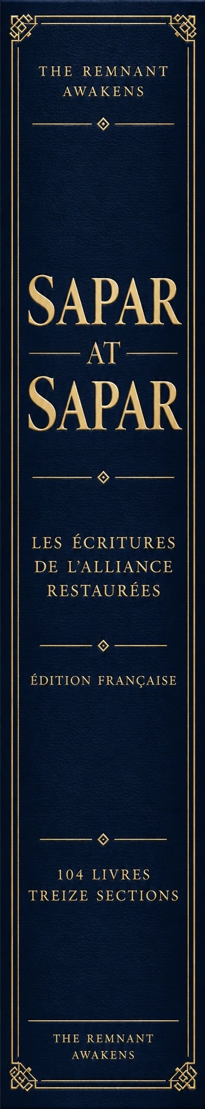 Tranche de la reliure